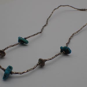 Vintage turquoise choker necklace