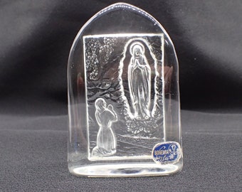 bohemian crystal religious sculpture