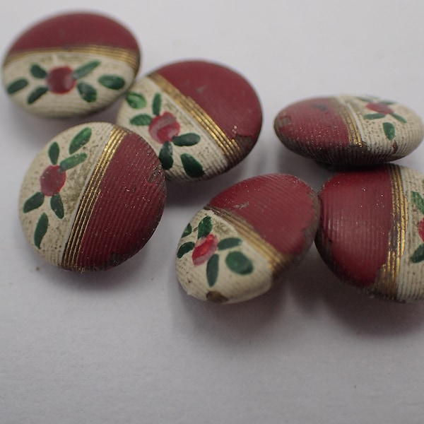 six boutons vintage