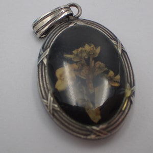 Corbeille Argent Pendentif Ancien En Argent Massif 925 - Style Art Déco, Breloque Croix, Occasion Breloque Croix Argent Ancien
