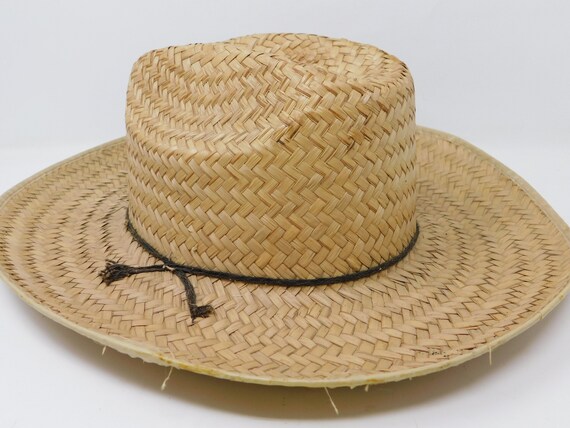 vintage straw hat