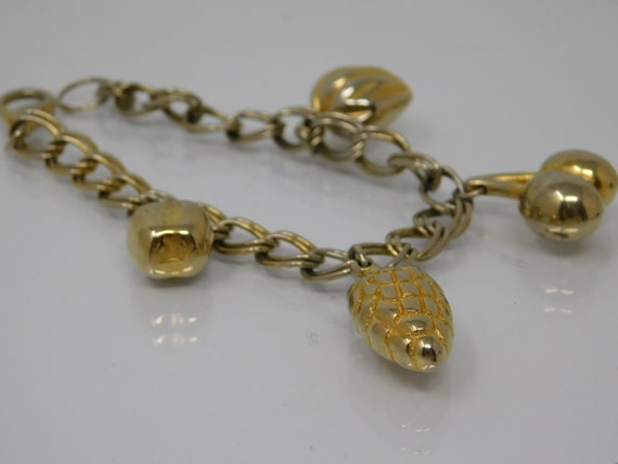 vintage bracelet with charms of charms