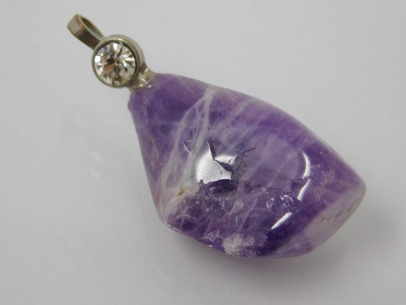 vintage amethyst pendant