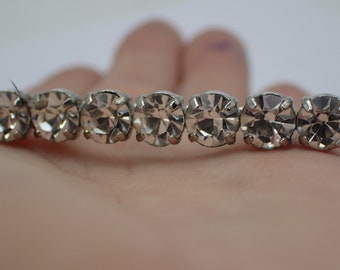 Broche de strass de cristal vintage