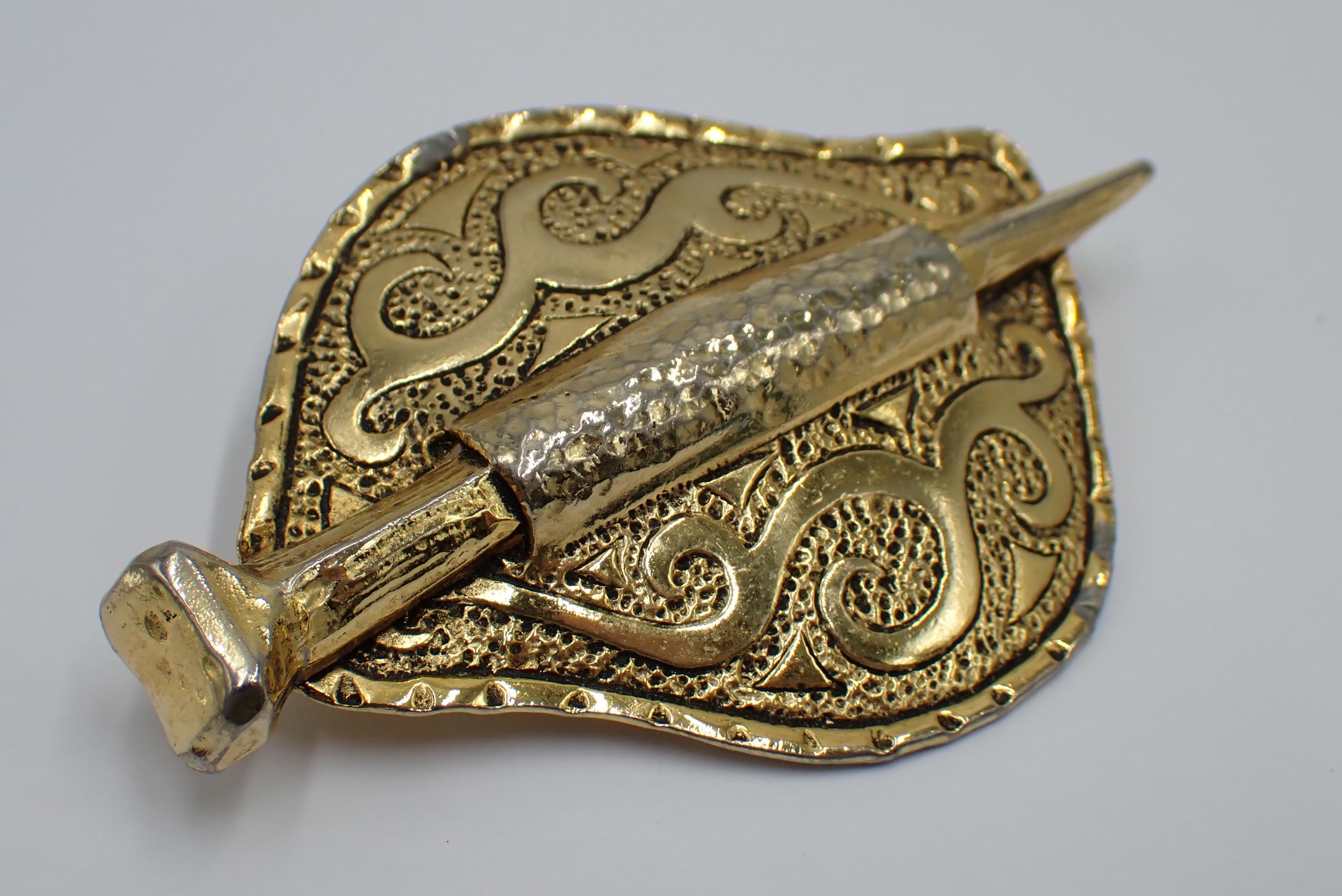 Broche Ancienne Style Orientaliste - Bijou Vintage En Très Bon État | Occasion