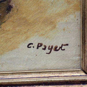 Gemälde, Blumenöl von C.Payet Bild 3