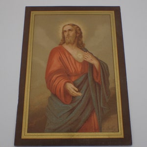 prayer card litanies of the sacred heart of jesus