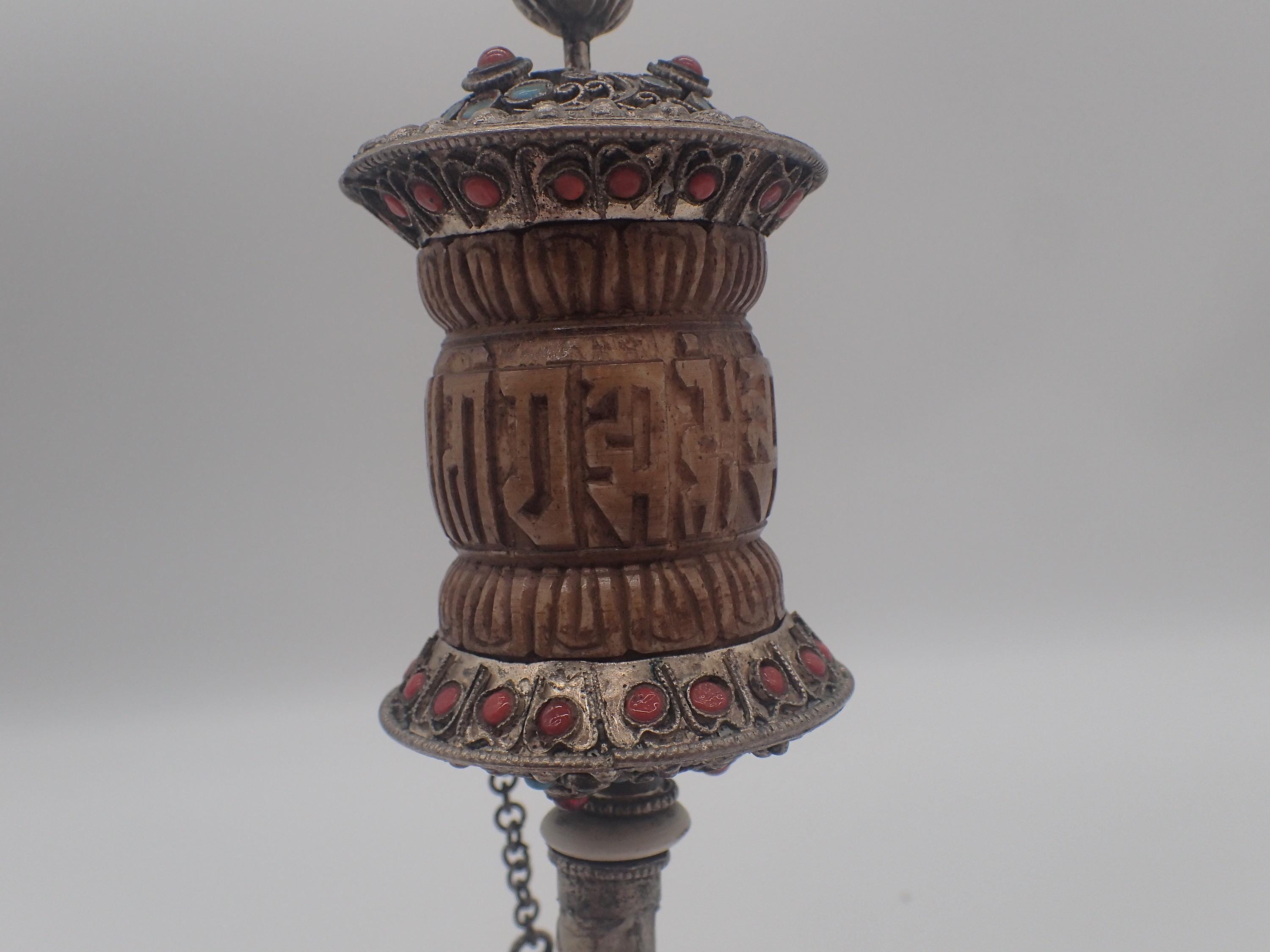 Antique Tibetan Prayer Wheel - Etsy Antique Tibetan Prayer Wheel - Etsy