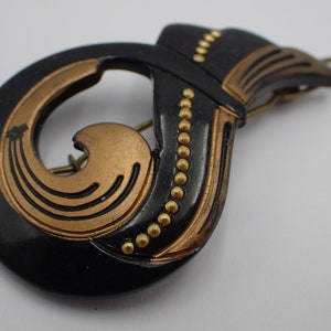 vintage barrette signed Camille Guillot
