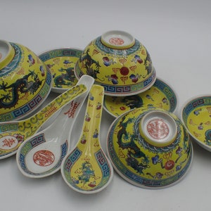 table set, Chinese porcelain, Republic of China