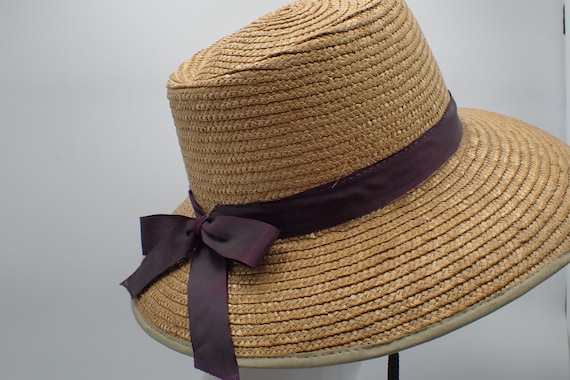 vintage straw hat - image 2