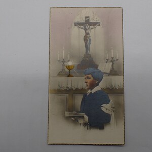 image religieuse, sainte ,vintage de collection