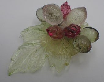 broche vintage floral