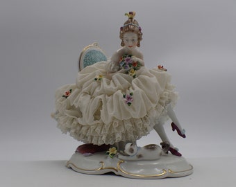 old porcelain sculpture by Unter Weiss Bach