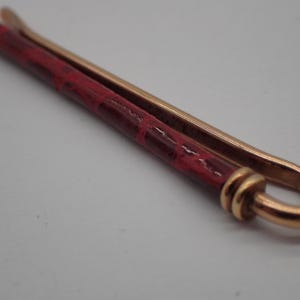 Vintage gold-plated tie clip
