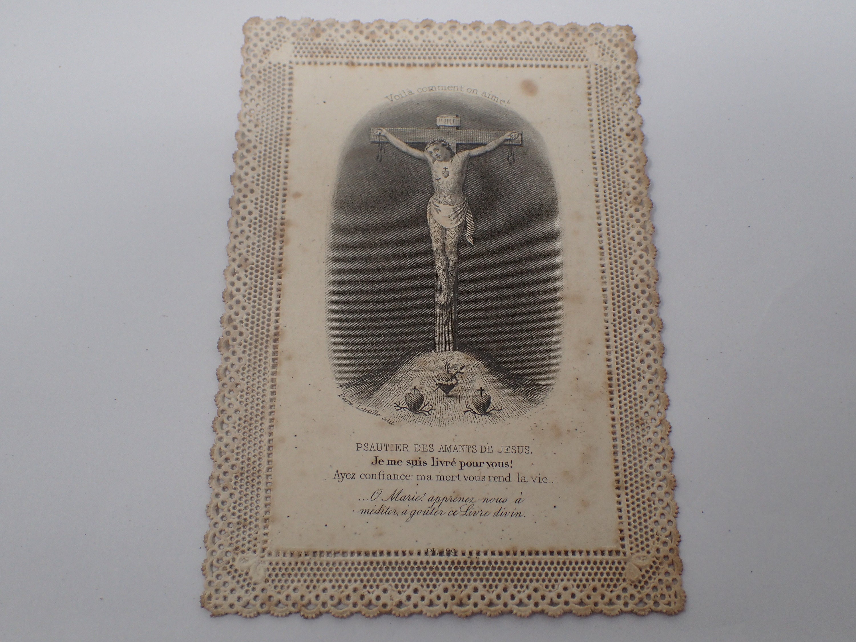 Canivet , Image Pieuse Ancienne