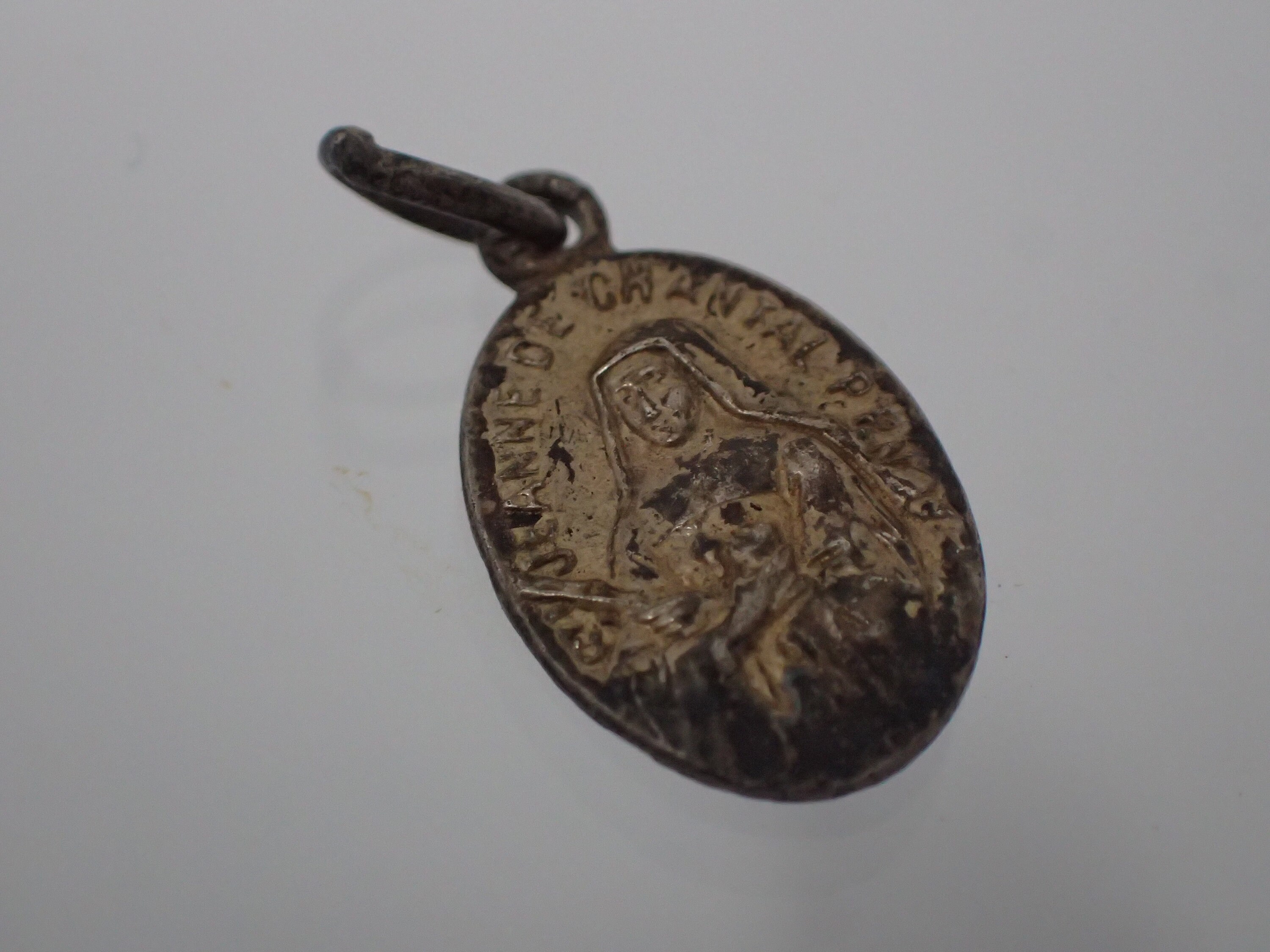 Pendentif Vintage , Médaille de Saint
