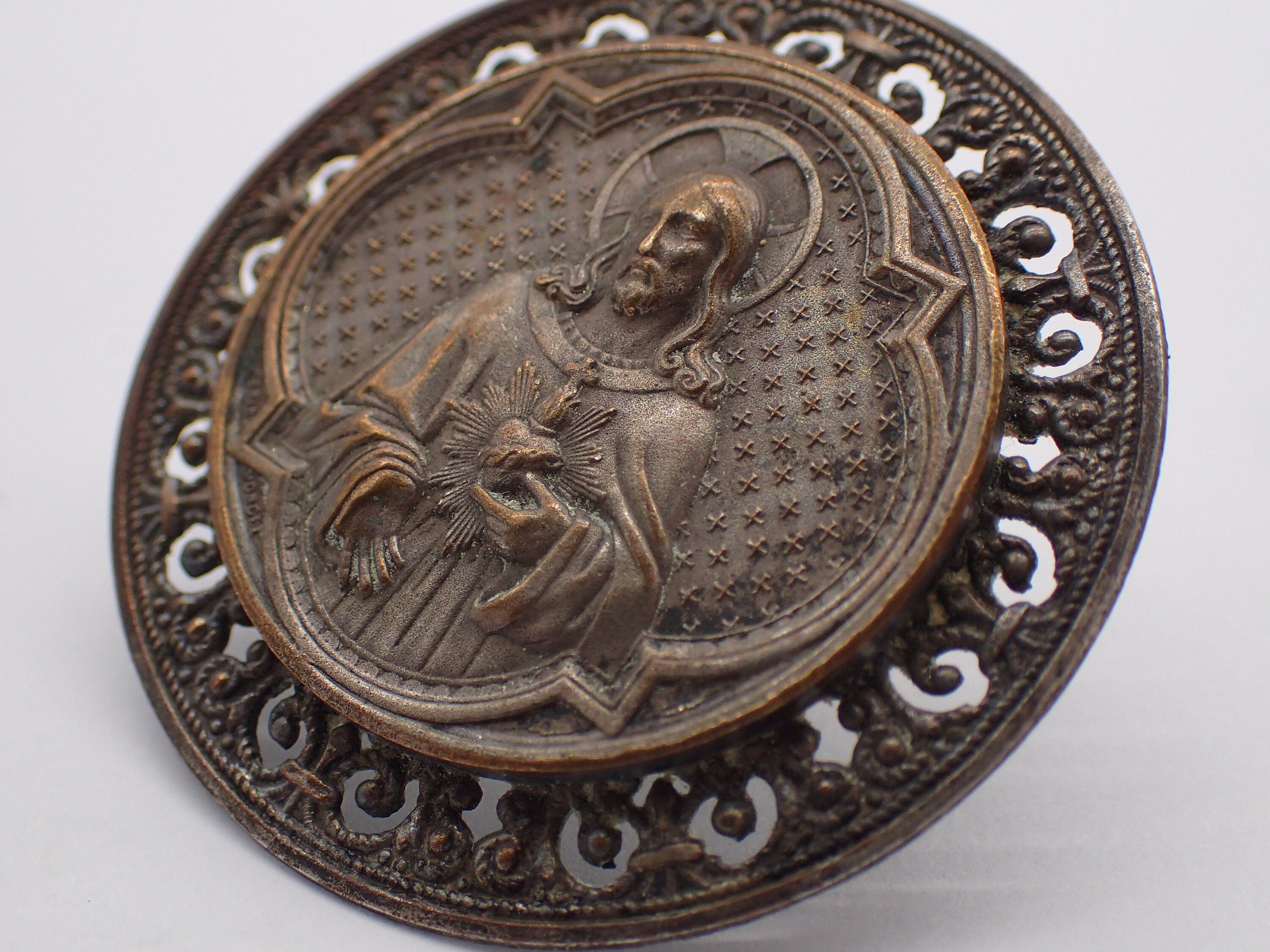 Brooch Religious Vintage Decoration Etsy UK