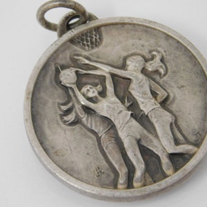 Vintage Damen Basketball-Medaille