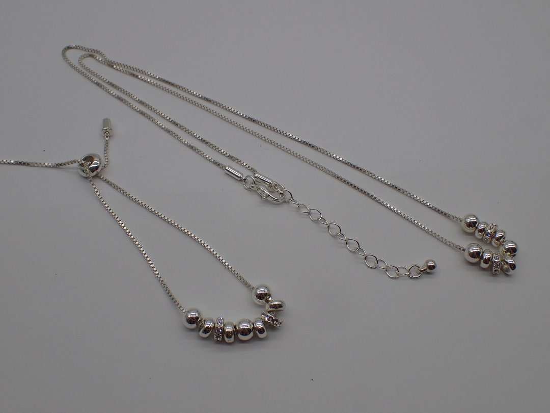 Parure De Bijoux Vintage (collier Et Bracelet) En Argent Massif 925 – Occasion – Style Rétro