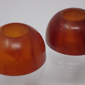 paire de cabochons en bakélite