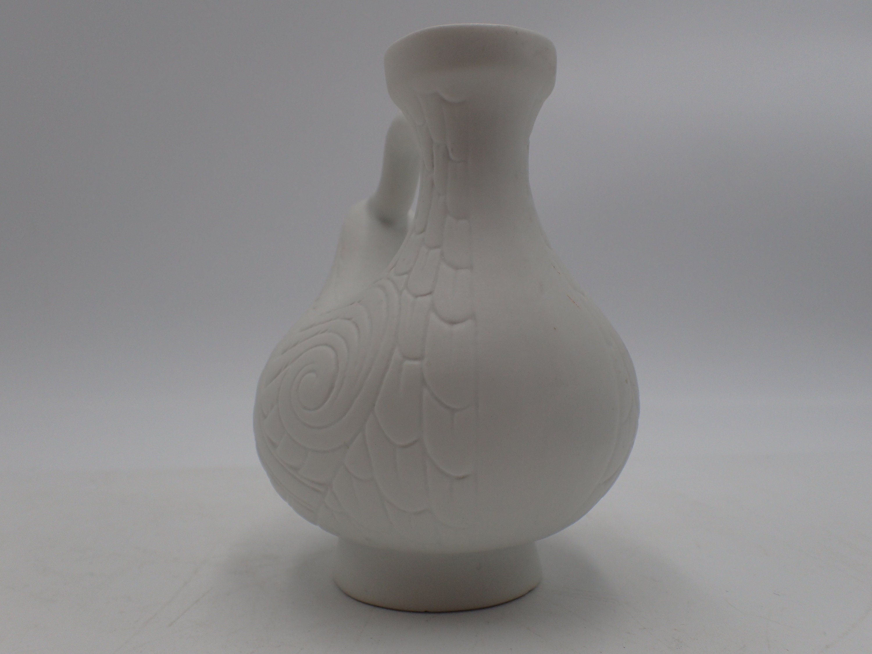 アメリカ　1950s 白磁　花瓶　ヴィンテージ ヴィンテージ デ ハビランド磁器花瓶 - Etsy 日本