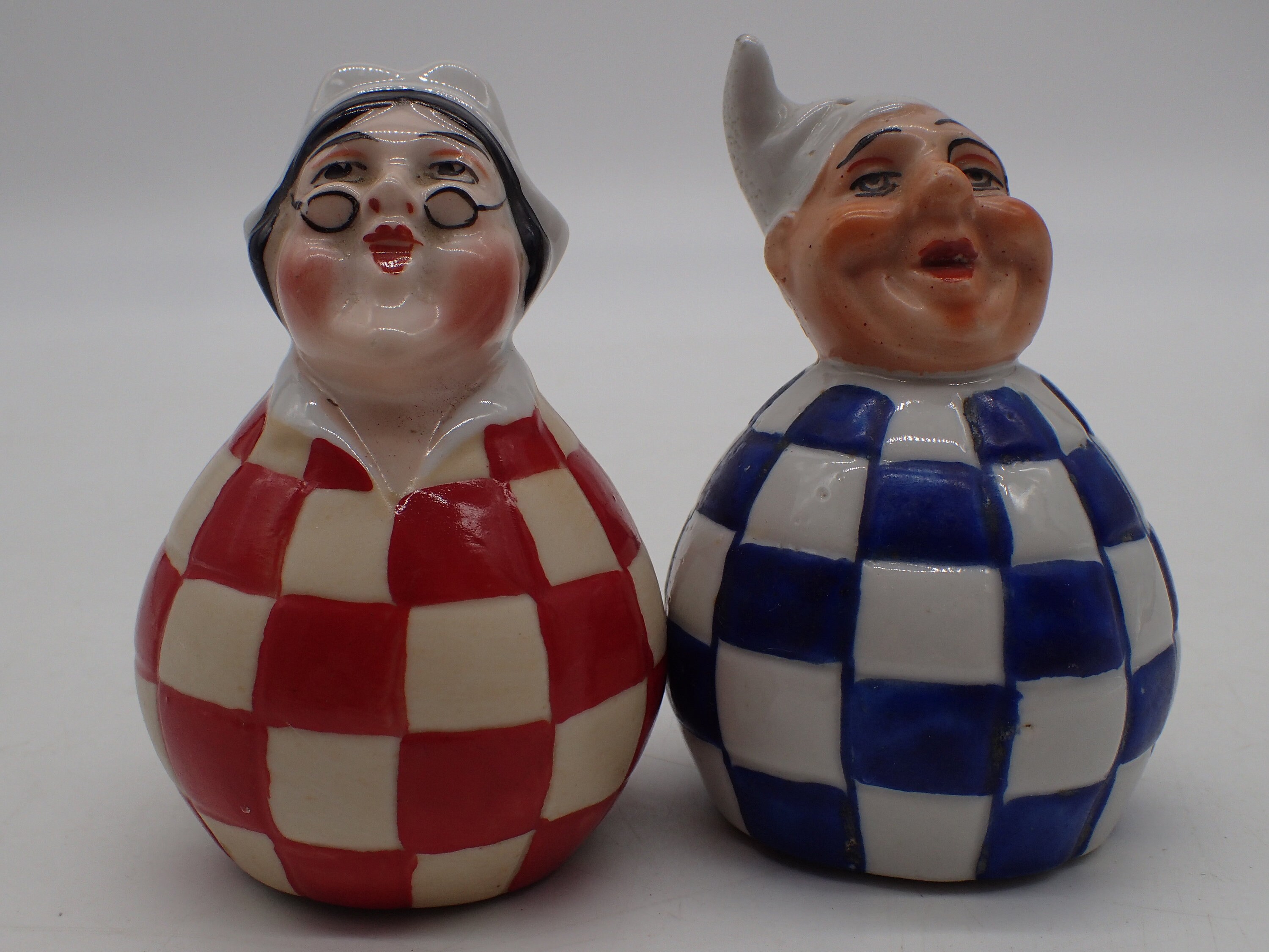 Sel et Poivre en Porcelaine de Germany Vintage