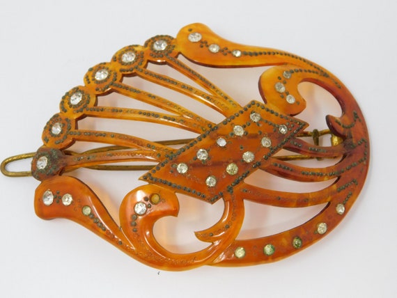 art nouveau barrette