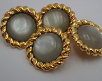 アンティークのエナメル加工を施したブロンズボタンのペア - Etsy 日本