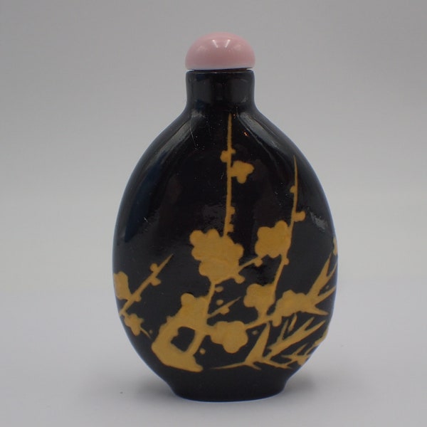 fiole ,bouteille ,tabatière vintage du Japon