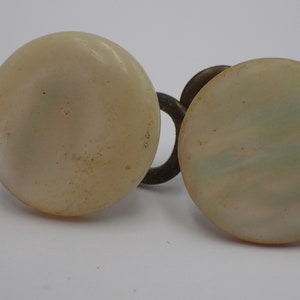 ヴィンテージ マザーオブパール カフリンクス