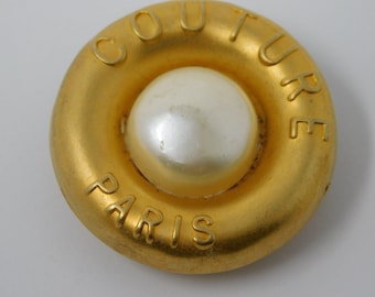 very rare button cover, haute couture from Paris