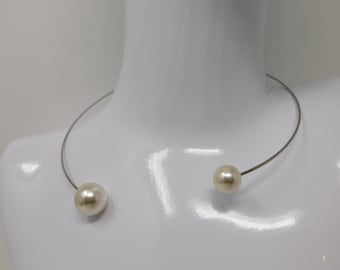 parure vintage perlés