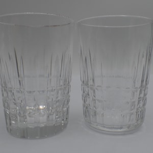 pair of old liqueur glasses, Baccarat crystal