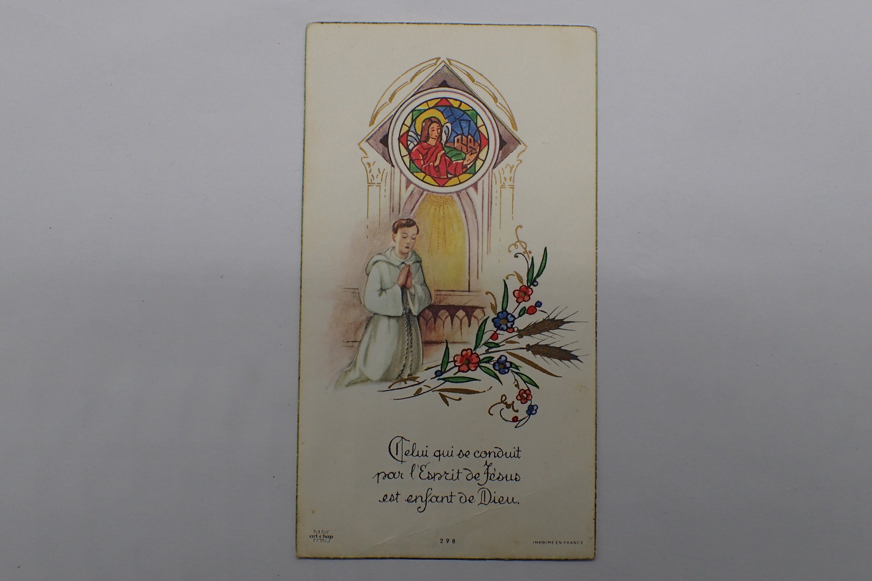 Image Religieuse, Sainte , Vintage de Collection