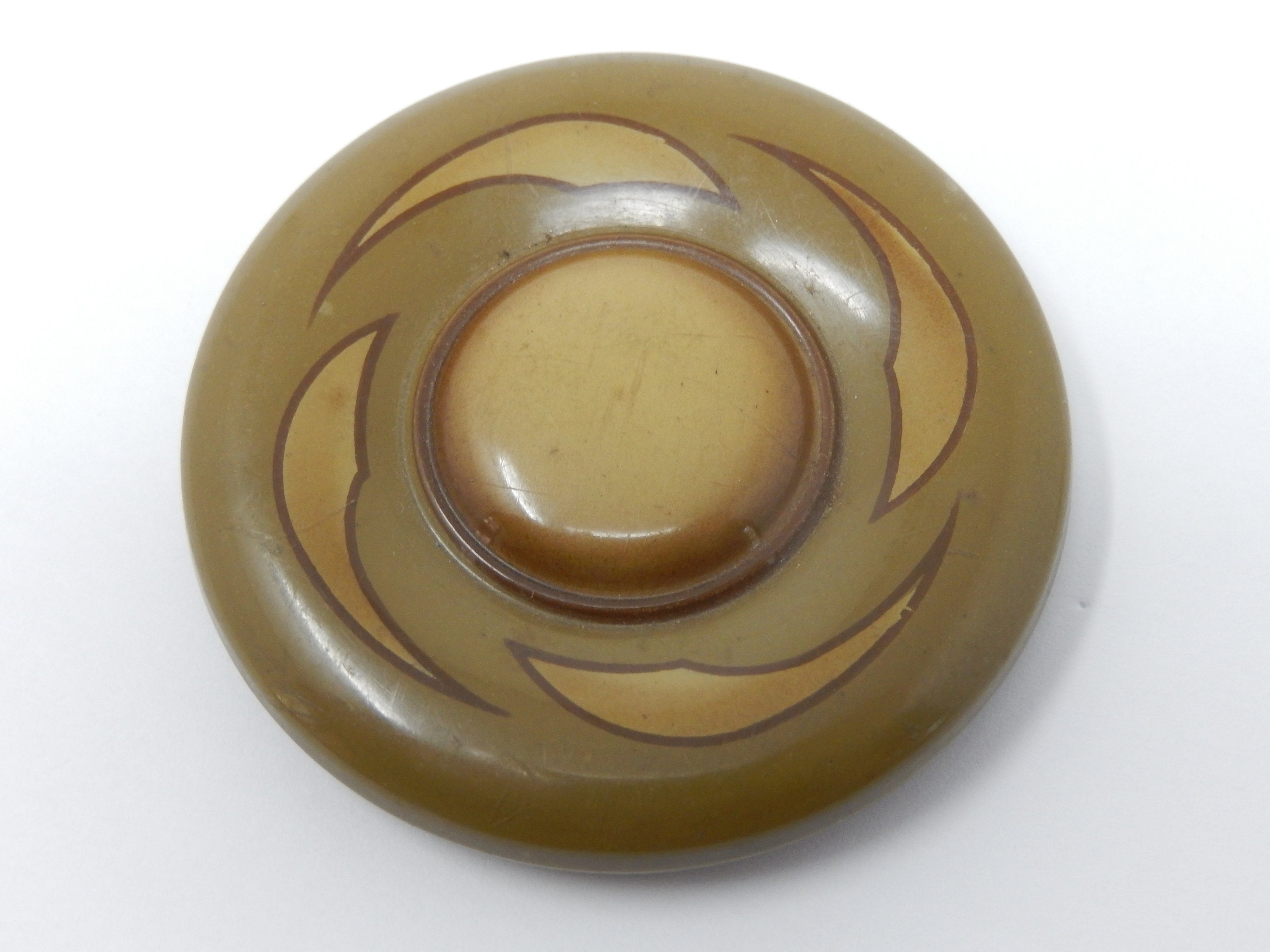 Large Antique Buttons in Enamelled Sheet Diameter 5.5 Cm Etsy