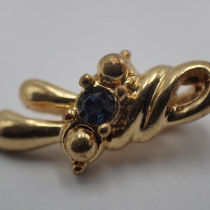 vintage gold plated pendant