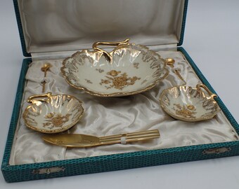 coffret déjeuner vintage de Limoges