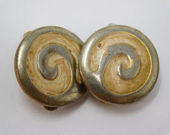 vintage bronze earring