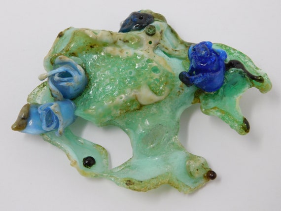 vintage brooch, abstract fashion