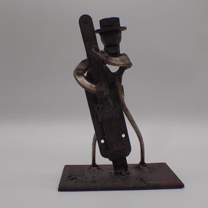 modern vintage metal sculpture