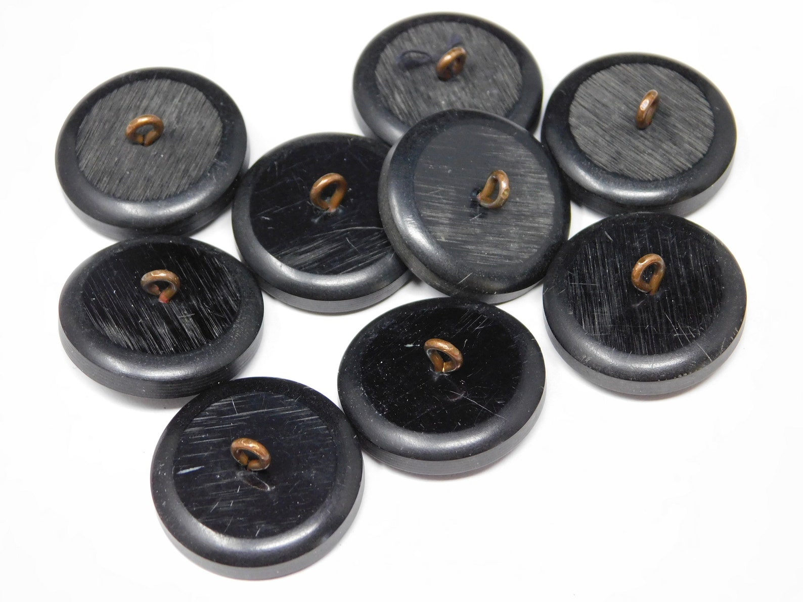 Nine Vintage Designer Buttons 2.7 Cm Diameter Etsy