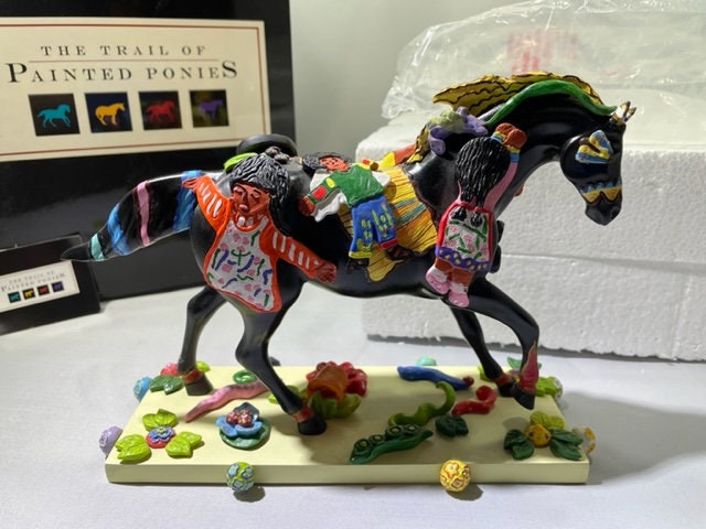 Children of the Garden # 1538 Trail of Painted Ponies - Retired - Etsy