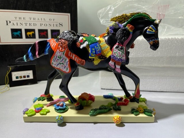 置物 The Trail of Painted Ponies #1543 Trail of the Painted Ponies Tewa Horse 1546 | eBay