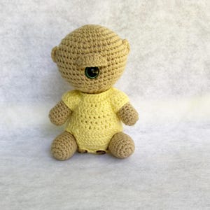 Crochet Baby Cyclops, Crochet Cyclops, Amigurumi Cyclops, Crochet Cyclops Doll, Stuffed Cyclops, Photography Prop, Birthday Gift