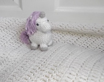 Crochet Unicorn, Stuffed Unicorn, Little Unicorn, Unicorn Plushie, Amigurumi Unicorn, Unicorn Toy, Photography Prop, Christmas Gift