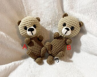 Crochet Otter, Amigurumi Otter, Little Otter, Animal Plushie, Stuffed Animal