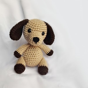 Crochet Puppy, Amigurumi Puppy, Stuffed Puppy, Puppy Plushie, Crochet Dog, Stuffed Animal, Animal Plushie, Photography Prop, Birthday Gift