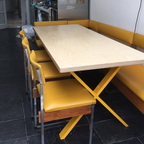 Custom Plywood Dining Table Flatpack Europly Etsy