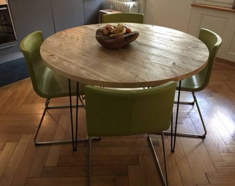 Round Dining Table | Etsy